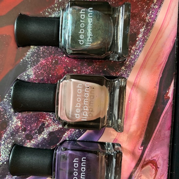 Deborah Lippmann Nail Bottle Set Collection Gift Box Red Nude Metallic Shimmer - Picture 11 of 14
